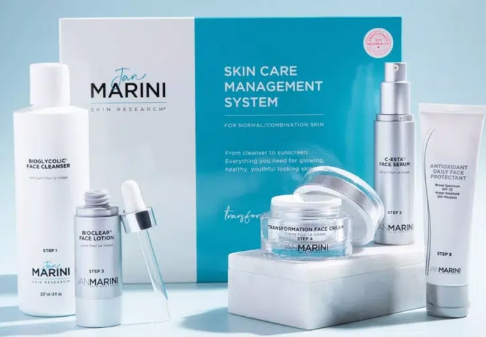 het 5 stappen skincare management system van Jan Marini